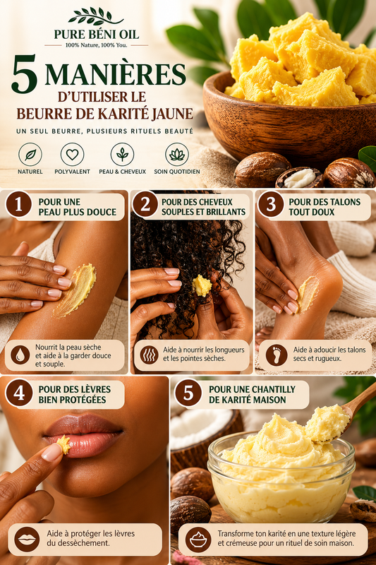 5 Ways to Use Yellow Shea Butter for Skin and Hair