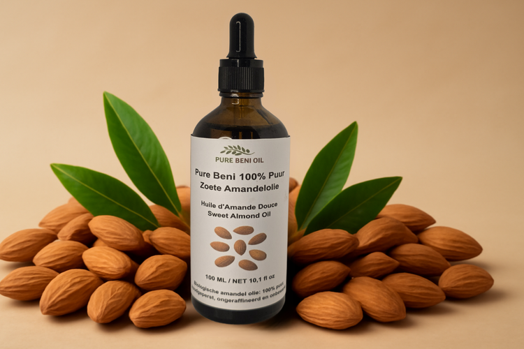 PURE BENI organic carrier oils collection for natural skincare, haircare and holistic wellness