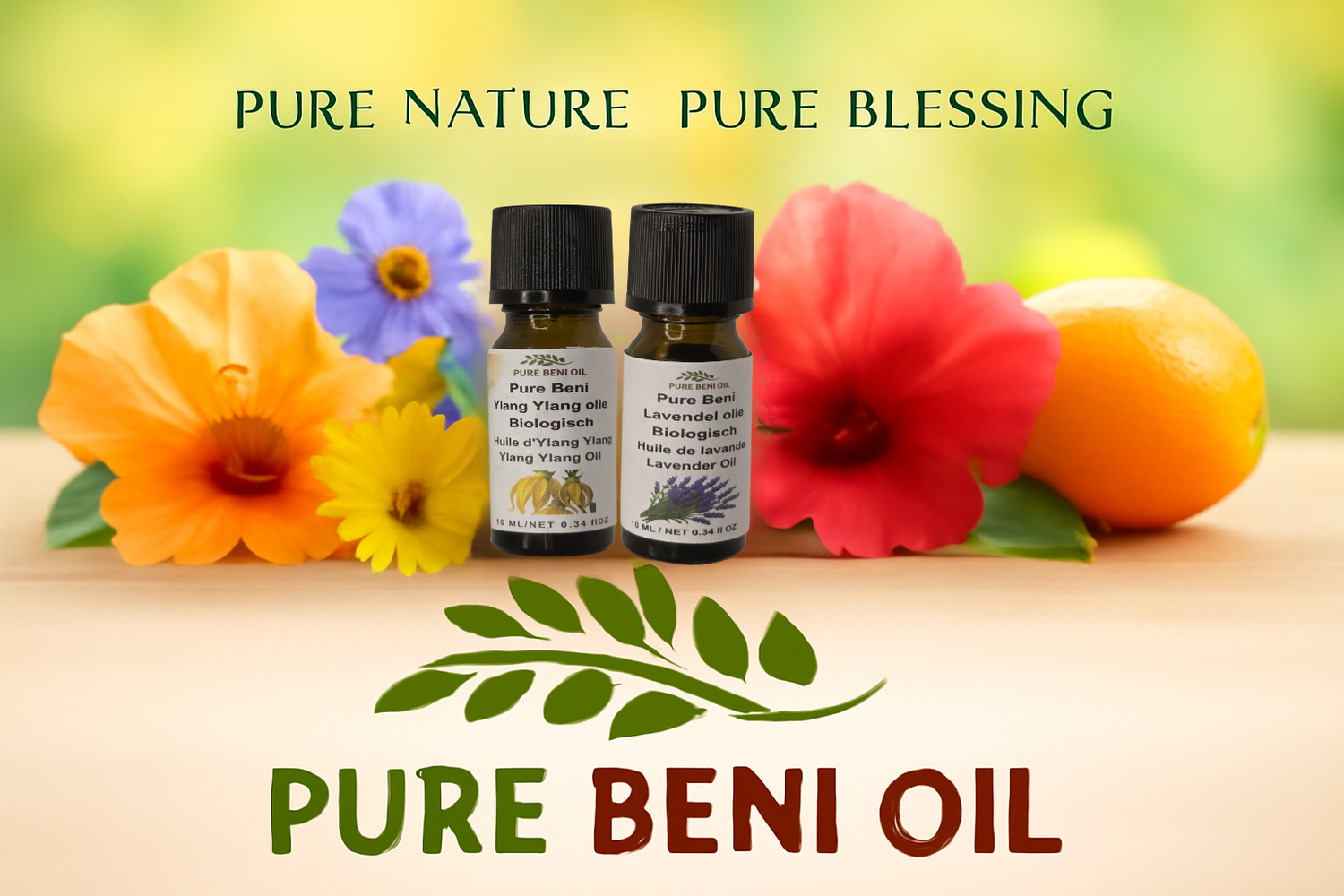 PURE BENI essential oils collection featuring pure steam-distilled oils for aromatherapy and natural wellness. PURE BENI pure essential oils in amber glass bottles for aromatherapy, diffusers and daily wellness rituals.