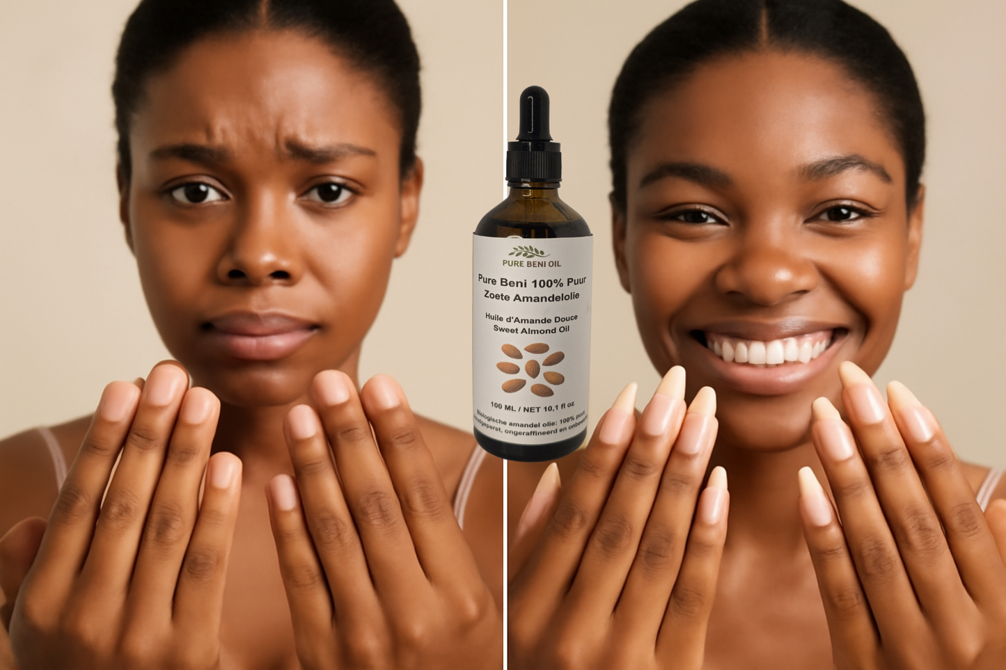 Pure Béni Cold-Pressed Sweet Almond Oil for Nails