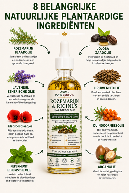 PURE BÉNI Rosemary & Castor Hair Growth Oil