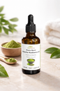 "Pure Beni Matcha Radiance Oil 50ml bottle with matcha powder and natural ingredients"